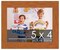 Photo Size Slim Profile Brown Frame - UV Acrylic, Foam Board Backing, Hanging Hardware